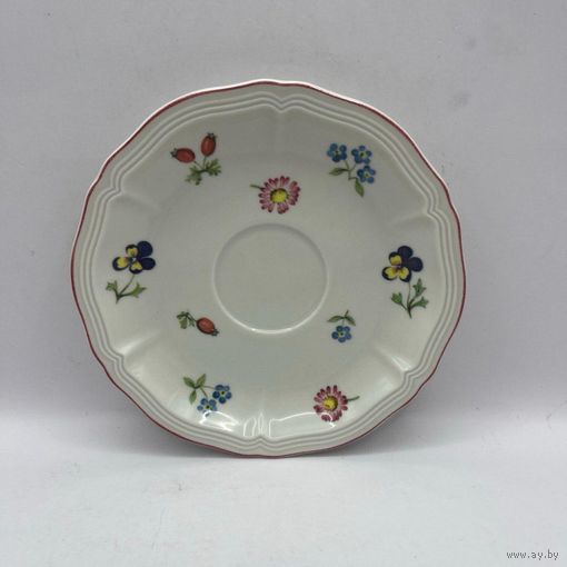 Блюдце фарфоровое Villeroy & Boch, Petite Fleur. Германия. Арт 3272