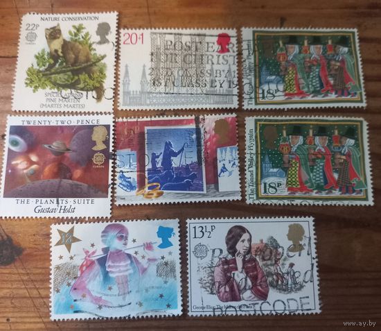 Марки Великобритании. Сборный лот.