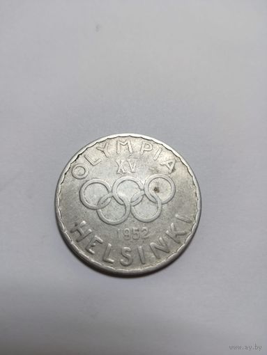 500 марок 1952 Финляндия серебро олимпиада