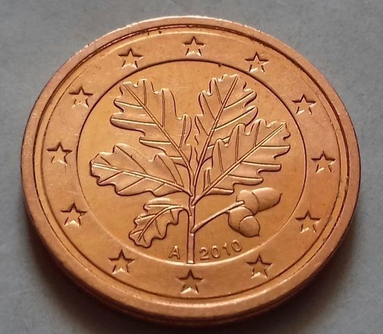 2 евроцента, Германия 2010 A, AU
