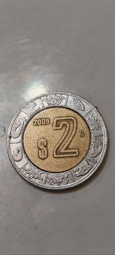 Мексика 2 песо 2009