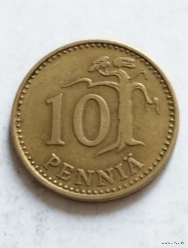 10 пенни 1963 года Финляндия