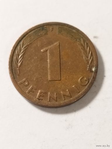 Германия 1 пфенинг 1981 F