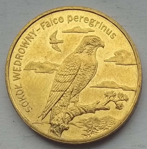 Польша 2 злотых 2008 г. Сапсан