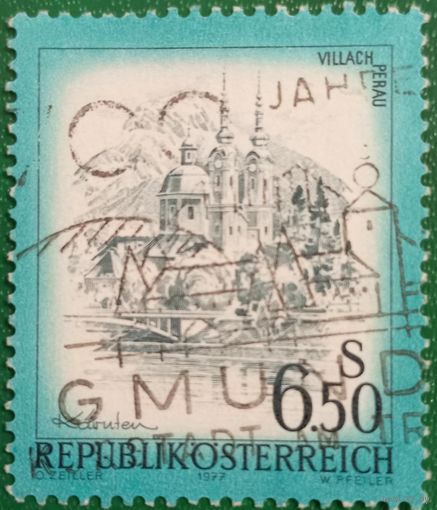 Австрия 12 мая 1977. Церковь святого креста в районе Филлах-Перау в Каринтии