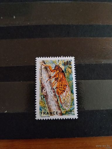 1977 Франция фауна насекомое чистая клей MNH** выпускалась одиночкой (1-2)