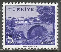 Турция. Город Батлис. 1958г. Mi#1552.