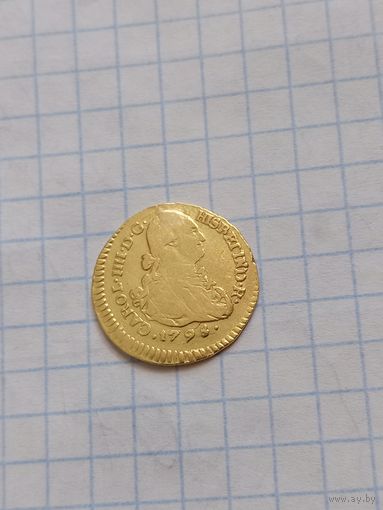 Золотой эскудо 1798 года