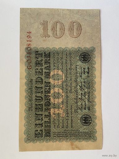 100000000 марок Германской империи