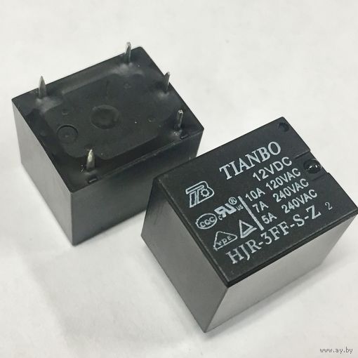 Реле 12 Вольт, электромагнитное 12 В, 12В, 12VDC. HJR-3ff-12VDC-S-Z
