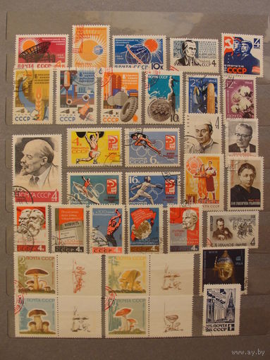 Продажа коллекции с 1 рубля! Почтовые марки СССР 1964г.