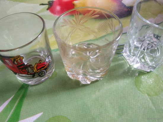 Винтажные рюмки 3 шт.