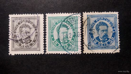 ПОРТУГАЛИЯ \н53\ Португальская Гвинея 1886  \5-ми16А\  кц17.4евр