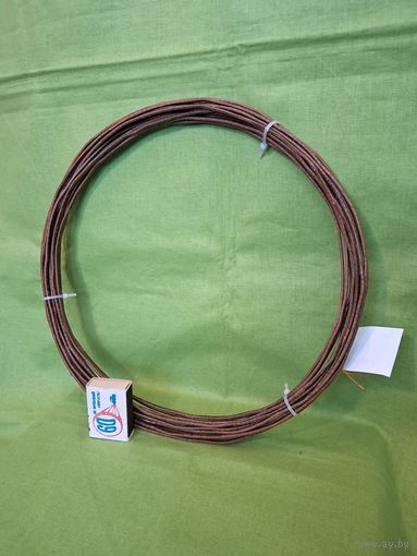 Провод обмоточный с двойной стекловолокнистой изоляцией ПСДКТ прямоугольный шинка 2х3,5 мм (СССР)