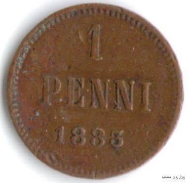 1 пенни 1883 год _состояние VF