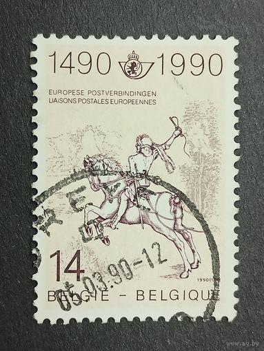 Бельгия 1990. 500-летие европейской доставки почты. Полная серия