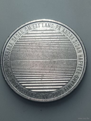 Швеция 1 крона 2009 года .