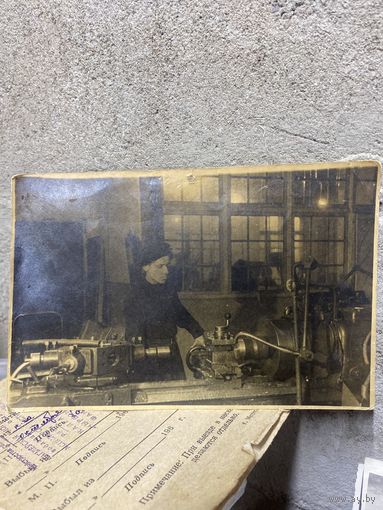 Фотография На заводе Знамя труда 1949 год. Ленинград