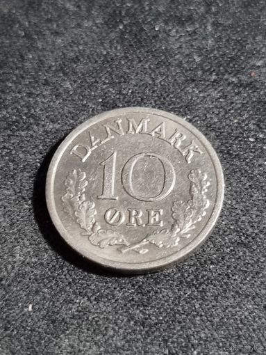 Дания 10 эре 1968