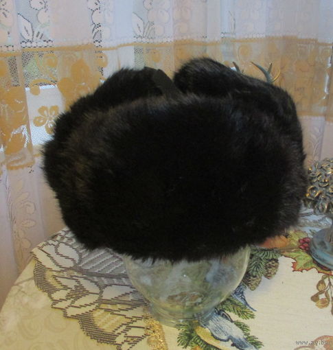 Шапка.Кролик р.58