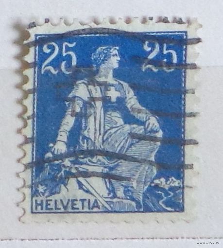 Восседающая Швейцария. Дата выпуска:1908-08