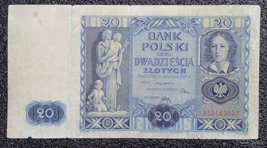 20 злотых Польша 1936 г.