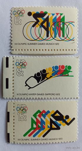 Зимние и летние ОИ1972.