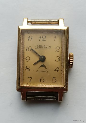 Женские часы Cornavin. 22k G. Plated. На Ходу.