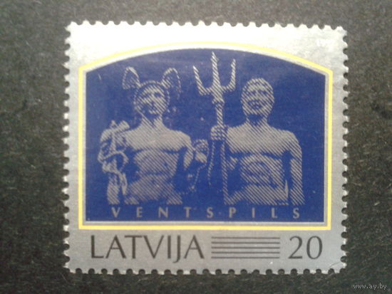 Латвия, 1997. Вентспилсский порт*. Боги Гермес и Нептун