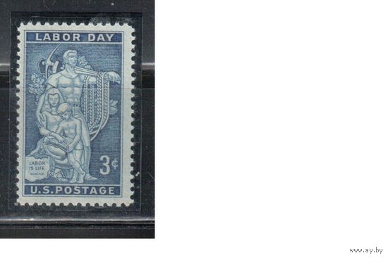 США-1956, (Мих.704),  ** , Рабочие (одиночка)