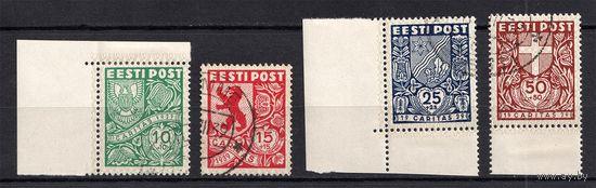 ЭСТОНИЯ\10о\1939 Estonia гербы(серия, CV 100евр)