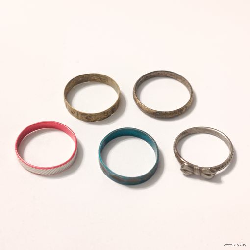 Бижутерия. Колечки разные. Вес и размер в описании.