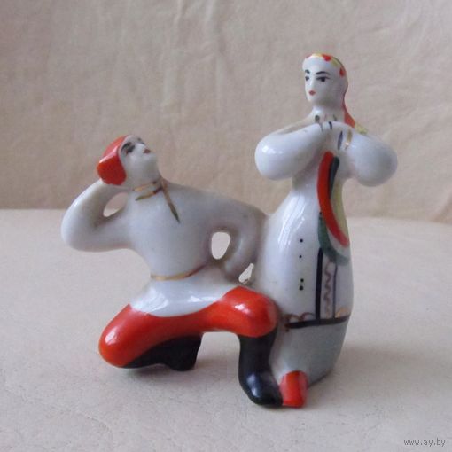 Все лоты с рубля.миниатюра гопак,украинский танец,Полонне,ПЗХК,СССР