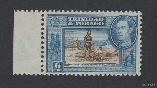 1938 Тринидад и Тобаго /TRINIDAD & TOBAGO** Колонизация Георг VI  Mi#138