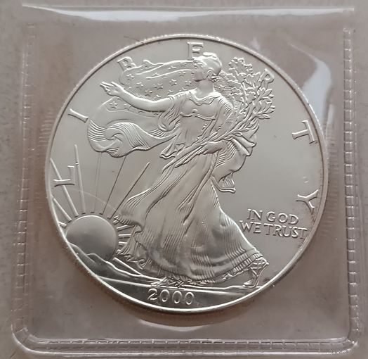 США.1 доллар 2000г.Шагающая Свобода.