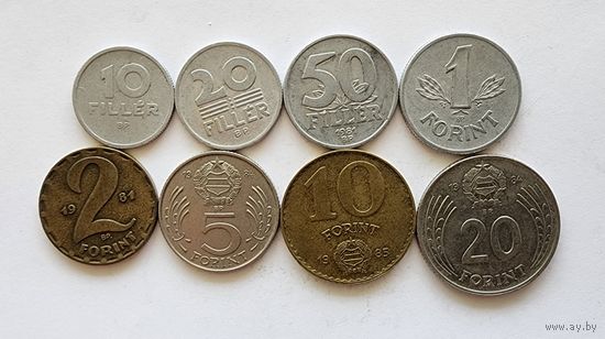 Венгрия набор монет 1964 -1984