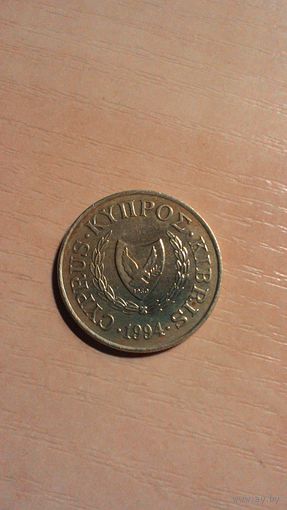 Кипр, 10 центов 1994.