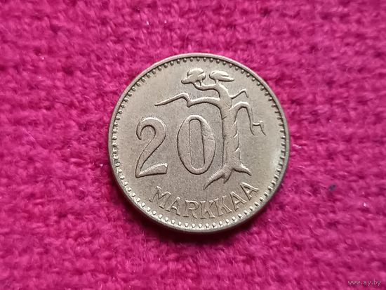 Финляндия 20 марок 1954 г. Ал-5