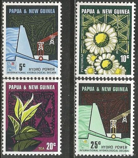 Папуа Новая-Гвинея. Международная гидрологическая декада. 1967г. Mi#115-18. Серия.
