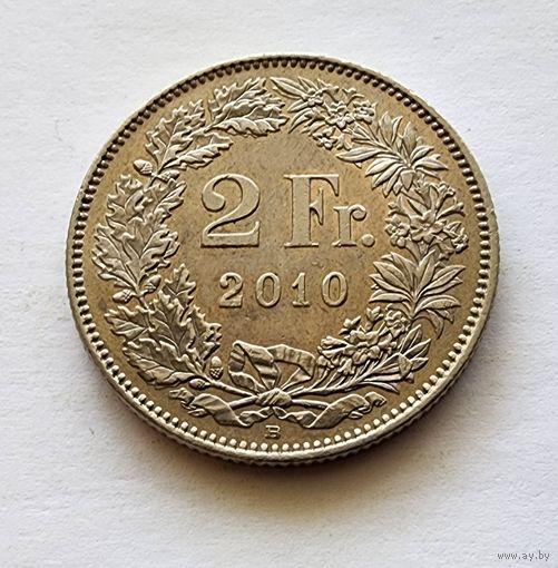 Швейцария 2 франка, 2010