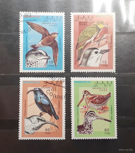 Сахара. 1993 год. Фауна. Птицы (372)
