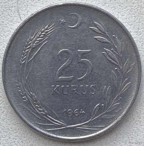 Турция 25 курушей 1964 г.