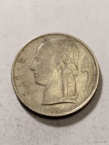 Бельгия 5 франков 1949
