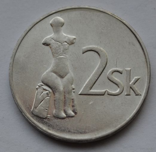 Словакия, 2 кроны 1993 г.
