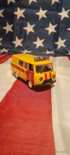 Машинка (модель) 1:43 deagostini УАЗ-3909 Буханка Аварийной газовой службы