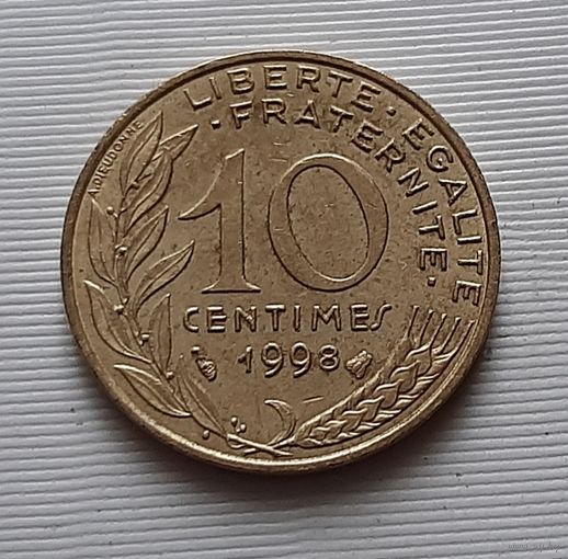 10 сантимов 1998 г. Франция