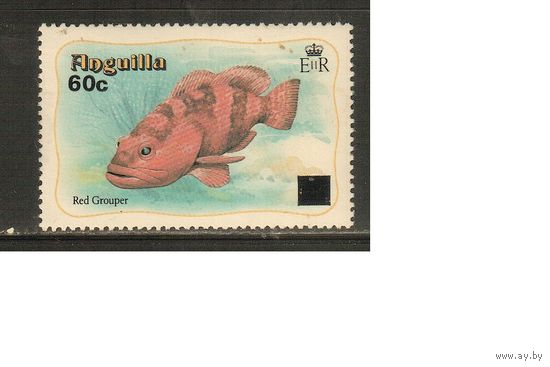 Ангилья-1984(Мих.588) , *   ,  Морская фауна,Рыбы, Надп.