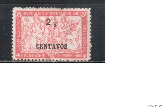 Мозамбик-1918,(Мих.205)  *  ,  Стандарт,  Надп.(одиночка)