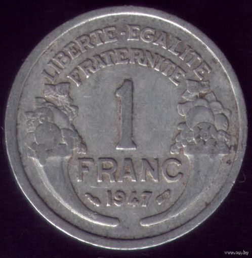 1 Франк 1947 год Франция
