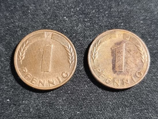 Германия 1 пфенниг 1970 F D
